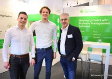 Harold Stolk, Joost Weerheim and Marc Knulst of Mprise with cloud ERP systems for horticulture.